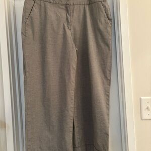 Calvin Klein Black and White Micro-Check Dress Pants